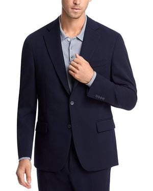 Vince Stretch Wool Unstructured Slim Fit Suit Jacket - Blue