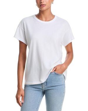 The Great The Boxy Cotton Crewneck Tee - White