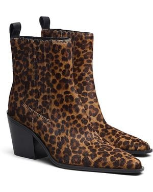 Rag & Bone Newbury Calf Hair Chelsea Boots - Brown