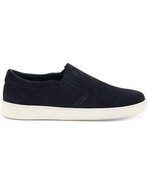 BOGGI Suede Leather Slip On Sneakers - Blue