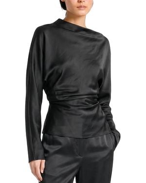 Saint Art Ida Draped Top - Black
