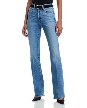 PAIGE Manhattan High Rise Boot Jeans - Blue