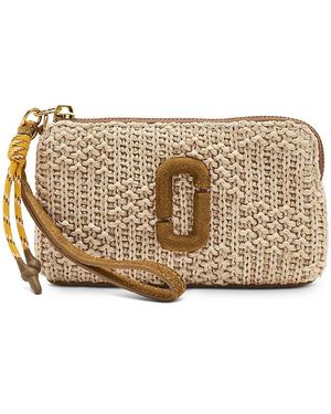 Marc Jacobs The Snapshot Summer Woven Wristlet - Natural