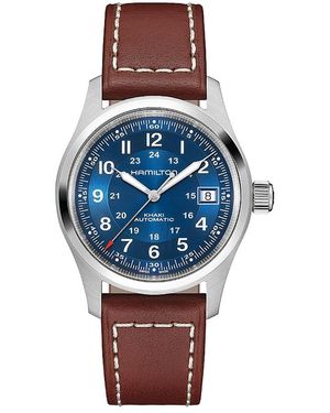 Hamilton Khaki Field Date Automatic Watch, 38Mm - Blue