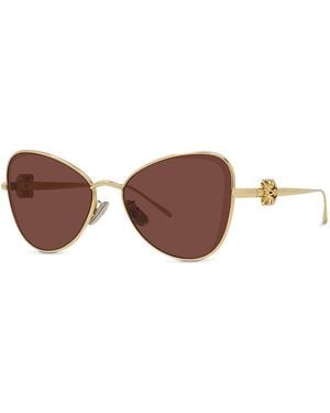 Loewe Anagram 3D Bombe Butterfly Sunglasses, 57Mm - Brown
