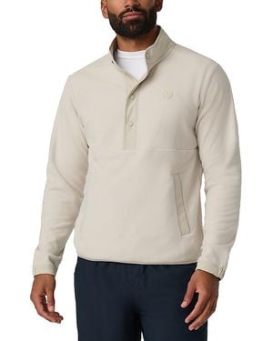 Vuori Aspen Half Snap Jacket - Natural
