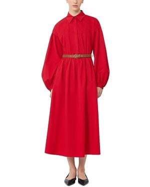 Max Mara Mstmarmo Belted Shirtdress - Red