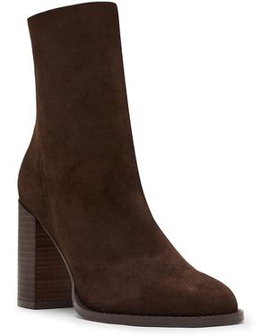 Steve Madden Obsession Suede Ankle Boots - Brown