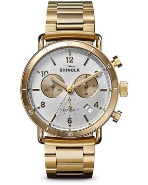 Shinola Canfield Sport Bracelet Watch, 40Mm - Metallic