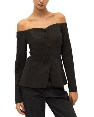 Elodie the Label Ara Off Shoulder Top - Black