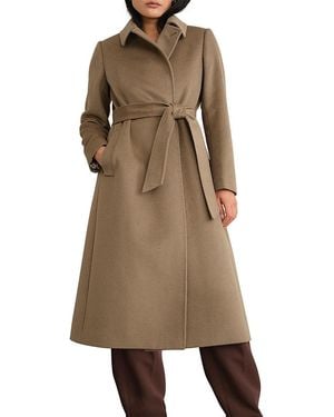 Hobbs Livia Wool Coat - Natural