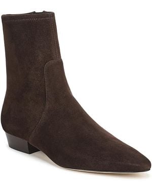 Veronica Beard Glinda Zip Up Boots - Brown