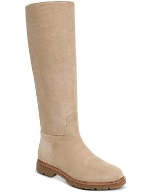 Vince Wide Calf Sibelle Riding Boots - Natural