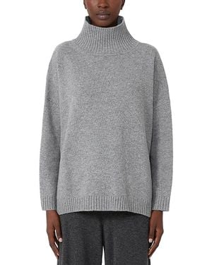 Weekend by Maxmara Wkdborgia Wool High Neck Sweater - Gray