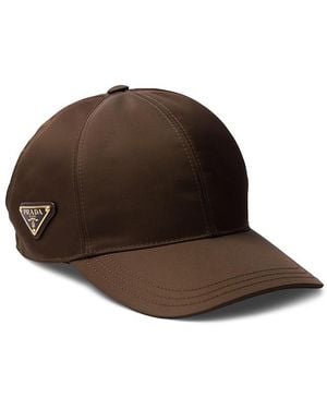 Prada Re-Nylon Baseball Cap - Brown