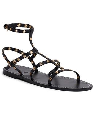 Cinq À Sept Ariella Strappy Grommet Trim Sandals - Black