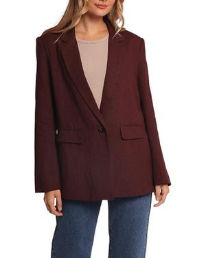 Petal & Pup Rhodes Oversized Blazer - Red