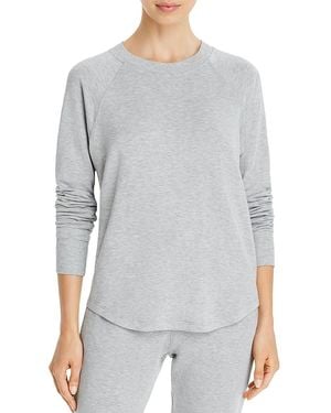 Splits59 Warm Up Curved Hem Sweatshirt - Gray
