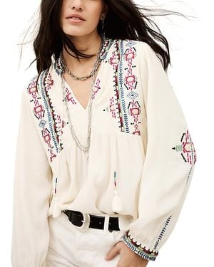 Ba&sh Tilt Blouse - Natural