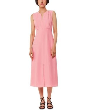 Whistles Abbie Midi Dress - Pink