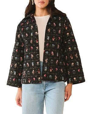 Eddy Flora Quilted Jacket - Black