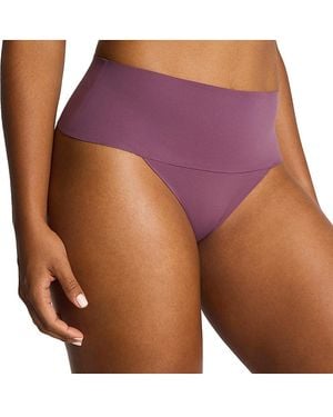 Spanx Undie-Tectable Thong - Purple