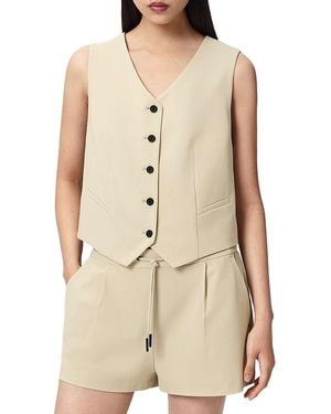 AllSaints Aleida Tri Vest - Natural