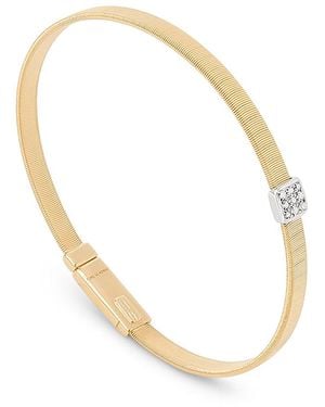 Marco Bicego 18K & Masai Diamond Medium Stackable Bracelet - Metallic