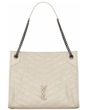 Saint Laurent Niki Shopping Tote Bag - Natural