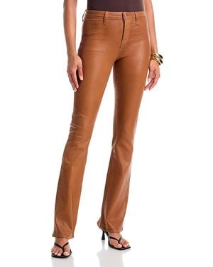 L'Agence Selma High Rise Sleek Baby Bootcut Jeans - Orange