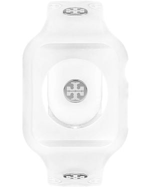 Tory Burch T Monogram Silicone Band For Apple Watch, 41Mm - White