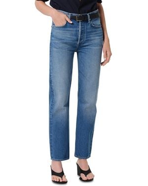 Citizens of Humanity Blaine Vintage High Rise Straight-Leg Jeans - Blue
