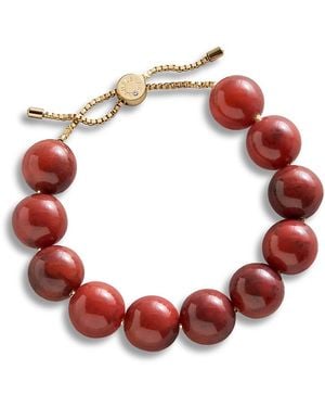 BaubleBar Jane Beaded Statement Slider Bracelet - Red