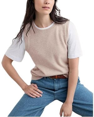Seasalt Cornwall East View Sweater Vest - Gray