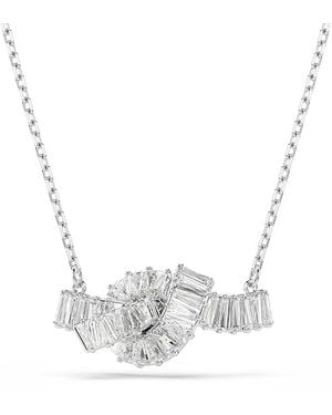 Swarovski Matrix Pendant Necklace, 16.5-19.3 - Metallic