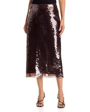 Tanya Taylor Kiah Sequined Skirt - Black
