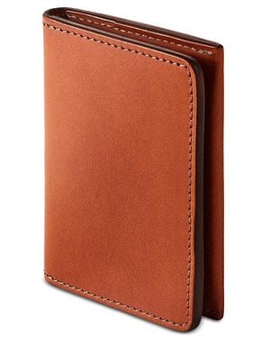 Carl Friedrik Swanfield Italian Vachetta Leather Bifold Wallet - Brown