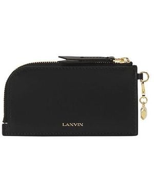 Lanvin Catch By Leather Cardholder - Black