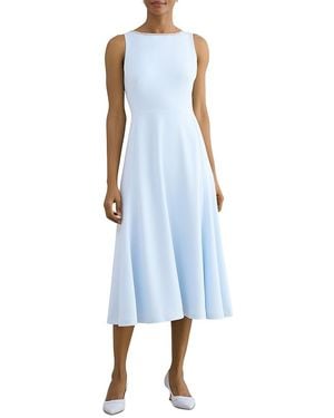 Hobbs Beatrix Embellished Midi Dress - Blue
