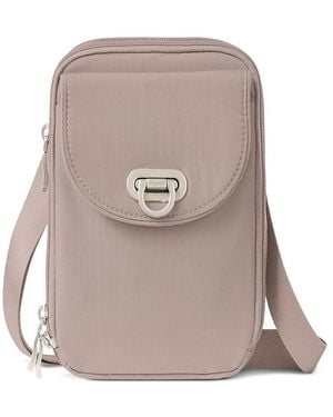 Baggallini Coastal Flip Lock Venture Crossbody - Gray