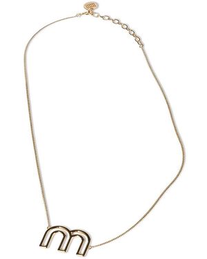 Miu Miu Metal Necklace, 21.06 - Metallic
