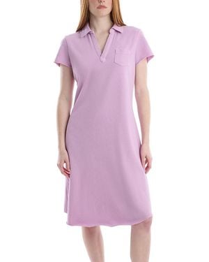 Wilt Polo Dress With Chest Pocket - Purple