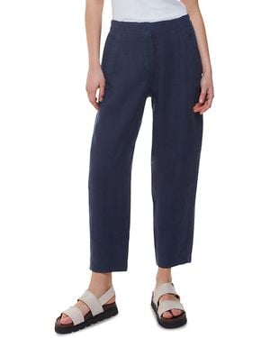 Whistles Linen Pants - Blue