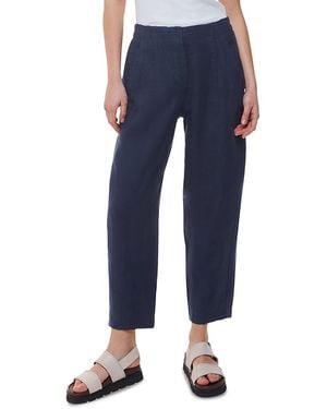 Whistles Linen Pants - Blue