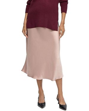Ingrid & Isabel Bias Cut Maternity Skirt - Pink
