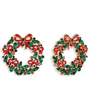 BaubleBar Wreath Earrings - White