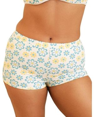 Dippin' Daisy's Farrah Elastic Waist Booty Short - Blue