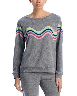 Aqua Athletic Nadia Pullover Sweatshirt - Gray