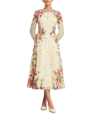 ♦HOBBS LONDON♦キャバーシャム シルク 花柄 ドレス Caversham Silk Floral Dress | Hobbs US |