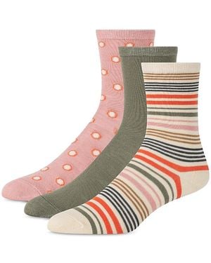 Ted Baker Dress Crew Socks, Set Of 3 - White
